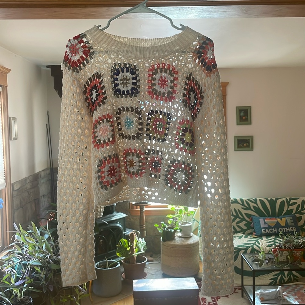 Crochet sweater